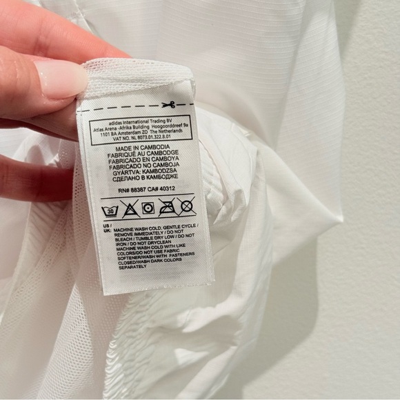 Adidas MOC Golf Bermuda White Sleeveless Zip-Up Vest Size Medium - Picture 5 of 8